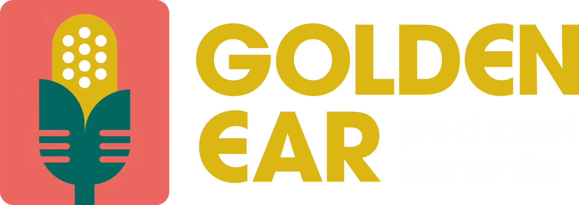 Golden Ear Podcast Awards Logo Horizontal