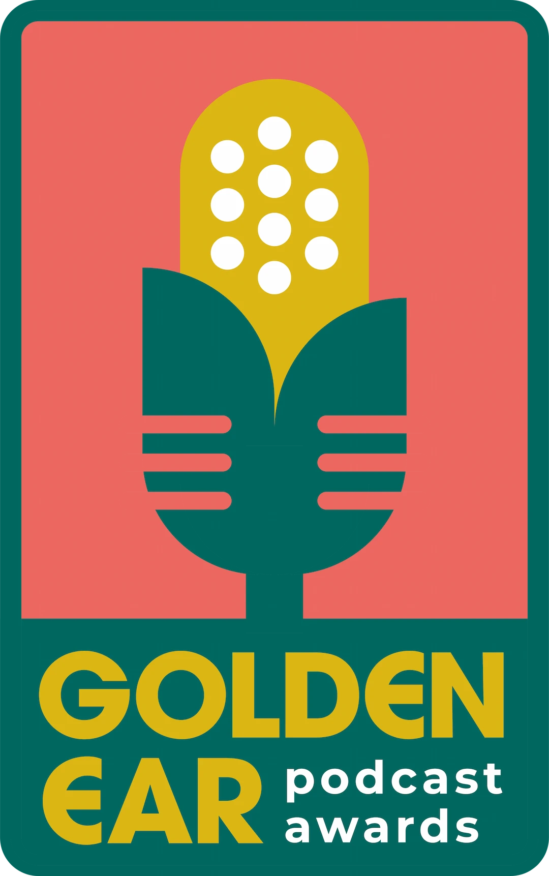 Golden Ear Podcast Awards Logo Portrait